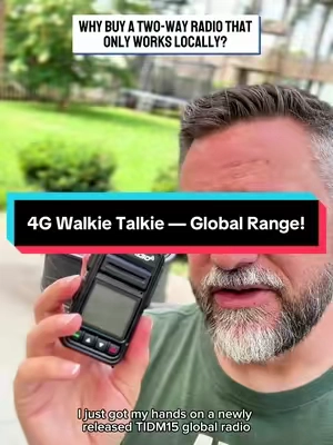 Meet the Tidradio M15 — the 4G PoC radio that connects worldwide without range limits. Built-in global 4G coverage, real-time GPS tracking, crystal-clear voice, and a free lifetime platform make this the ultimate upgrade over traditional walkie-talkies. Stay connected wherever you go, whether you’re working security, driving a fleet, or exploring the outdoors. #WalkieTalkie #TwoWayRadio #TechGadgets #CommunicationGear #EDCgear #OutdoorGear #TikTokMadeMeBuyIt#CapCut 