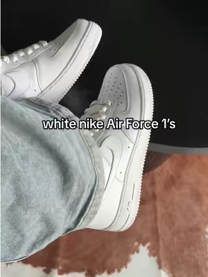 Me 🤝 white air force 1’s <3 I’ve had these sneakers in my shoe rotation for so long, they’re an absolute classic <3 Getting a fresh new pair of Air Force one’s every year is a must for me. #nikeairforce1 #whiteairforces #nikeairforceone #airforce1 #airforces #whiteairforce #whitesneakers #sneakers 