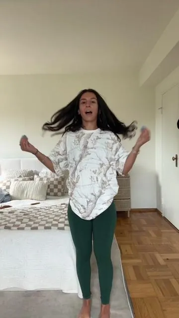 Im so glad i hopped on this camo wave because its soooooo soft + cute ?! #dealsforyoudays #loungewear #camoflauge #oversized #tshirt 