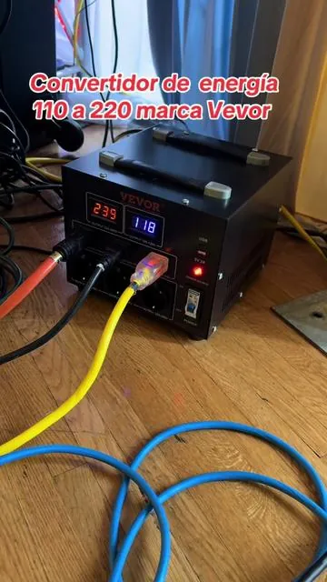 Convertidor de  energía 110 a 220 marca Vevor #powerinverter #convertidordevoltaje #vevor #vevorttshop #vevortools 