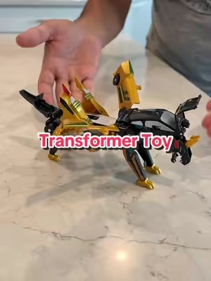 This Magnetic Transformer toy turns from car into dinosaur #transformers #transformer #toys #cooltoys #funtoysforkids #dragontoy #cartoy #dealsforyoudays #tiktokshopcreatorpicks 