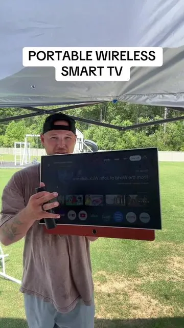 This portable tv is SO COOL! #skyworth #smarttv #portabletv #dealsforyoudays 