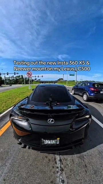 testing out new gear on the LC500 #insta360 #lc500 #cars #lexus #catsoftiktok 