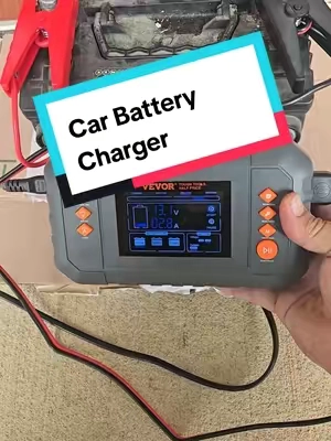 Smart Vehicle Battery Charger by Vevor. I have saved multiple car batteries with this charger I highly recommend it! #smartcharger #batterycharger #deadbattery #vevor #vevortools 
