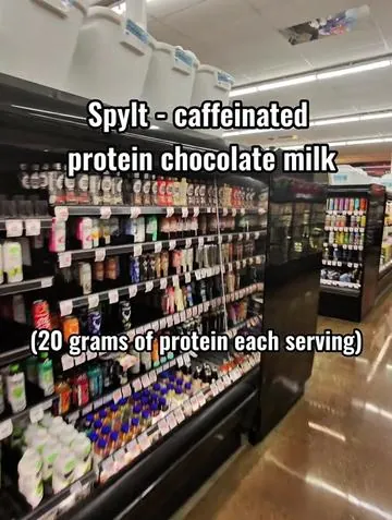 Buy Spylt Chocolate Milk Protein in the TikTok shop for less than $3 a bottle #spylt #tiktokshop #shop #cam #metaview #trending 