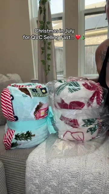 The most stunning Christmas blankets and they’re selling fast grab them up!! #ChristmasBlanket #ThrowBlanket #QueenSizeBlanket #Christmas #ChristmasInJuly #QVC #Blanket #plushblanket #SoftBlanket #HolidayBlanket #Holiday #ChristmasGift 