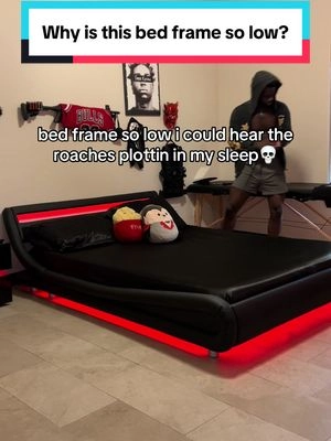 i mean it’s still comfortable to sleep on at least😭 #bedframe #bed #bedroomdecor #bedroom 