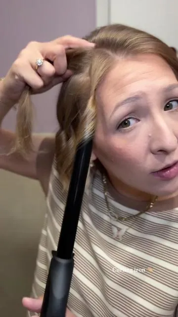 ✨✨ @FARERY  #curlingiron #curlinghair #shorthairstyle #bob #longbarrelcurlingiron #bobhaircut #curlinghairtutorial 