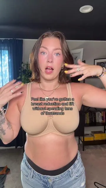 I can’t afford a breast reduction or a breast lift so the @Hsia-Bras minimizer bras are my best option to still give me a lift without spending thousands of dollars 

#hsiabras #coolcomfort #largebustapproved #liftingbra 