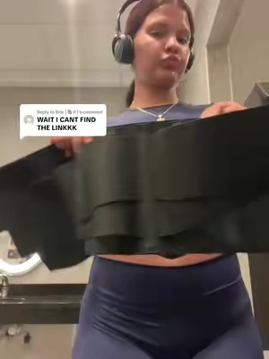 Replying to @Brie [🫆𖤓] UPPER BODY ROUTINE COMING SOON‼️ SIZE TRAINER: SMALL #fyp #gym #Fitness #waisttrainer 