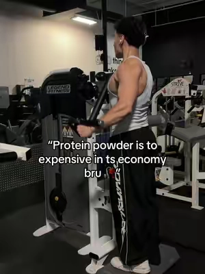 It lowkey tastes good asf too #gym #protein #proteinpowder #powder #supplements #tiktokshop #nutricost #dealsforyoudays #dealsforyou 