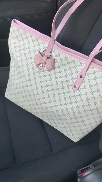 I luvvvv 🩷🎀🎀. #totebag #totebag #schoolbag #shoulderbag #cutebag 