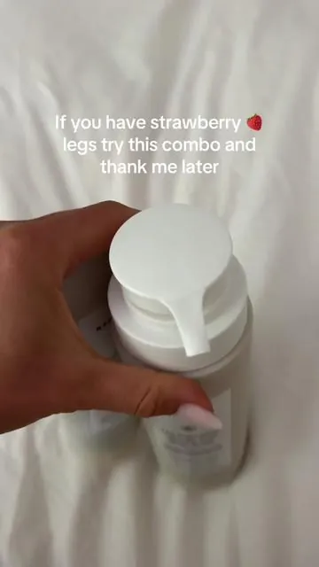 My holy grail for strawberry skin!! #bodycareroutine 
