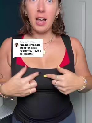 Replying to @Aliavir yes! Balconette are so good for wider necklines so you don’t have any bra straps showing! This balconette bra is so cute too! 

#balconette 