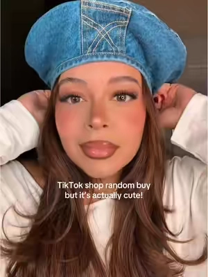 It’s def asking for a Bratz look ✨ #denimberet #beret #bratzdoll #halloweenbratz #90sstyle #early2000sfashion #bratzlook #TikTokShopCreatorPicks #tiktokshopbacktoschool 