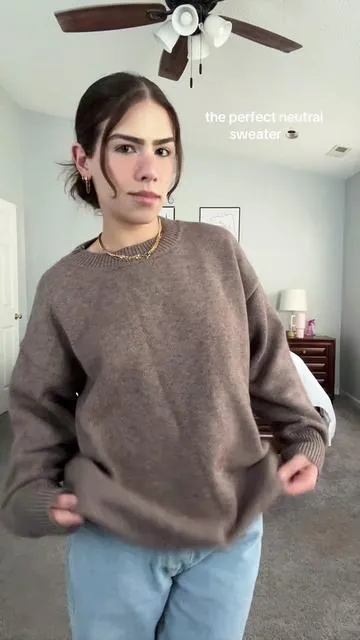 if it’s not soft & oversized…i don’t want it #sweaters #oversizedsweater #knitwear #fallfashion #falloutfits #comfyoutfits #outfitinspo #tiktokshopcreatorpicks 