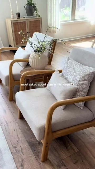 i didn’t expect to love these chairs this much, but 6 months in and i’m still absolutely obsessed with them!! 👏🏼✨ #tiktokshop #tiktokmademebuyit #neutralhome #homedecorfinds #aestheticvibes #bohohome #modernhome #accentchair #homestyleinspo #interiorinspo #budgetfriendlyfinds #neutraldecor #tiktokhome #tiktokfinds #cozyvibes #homeaesthetic #momlifehome #chairtok #mytiktokshop #homefinds