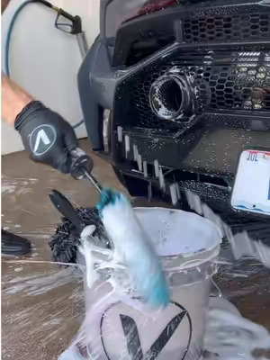 Super Satisfying Car Detailing ASMR 🔥🤩
-
The VIKING Wheel Barrel Brush was designed to clean those hard-to-reach areas in-and-around the wheel. The cleaning head is packed with dense fibers to gently and safely loosen dirt, brake dust, and grime.
-
#cardetailing ##autodetailing##autodetail##detailing##carwash##satisfyingvideos##carwashing