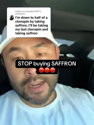 Replying to @susanblunt787 Saffron>SSRI’s #saffron #stressandanxiety #saffronbenefits #antidepressants #ssri #saffronextract #resultsmayvary 