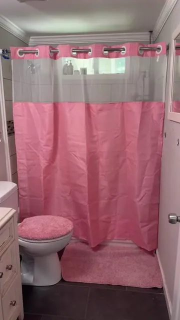 Las mejores cortinas de baño compra la tuya desde mi video #tiktokshop #cortinasdebaño #WafflePatternShowerCurtain