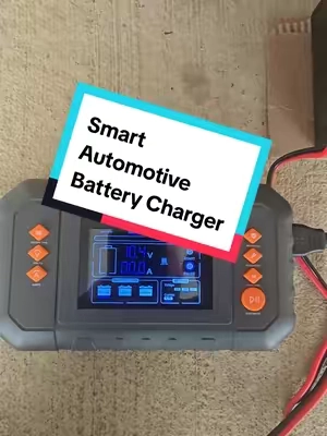 Vevor Smart Automotive Battery Charger work with AMG/LEAD, Lifep04 and lithium 6,12 and 24v batteries. Its loaded with safety features #batterycharger #smartcharger #deadbattery #vevor #vevortools 