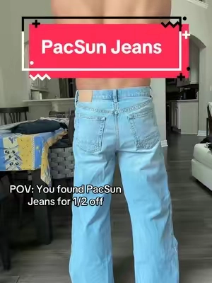 PacSun Jeans for only $30! #pacsunjeans #pacsun #mensjeans #tiktokmarketplace #tiktokmademebuyit #tiktokshop 