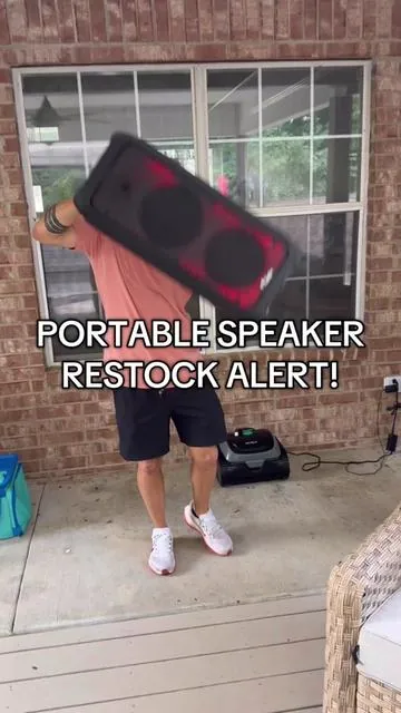 We use this speaker nearly every day! #speaker #bluetoothspeaker #portablespeaker #karaokemachine #outdoorspeaker #electronics 