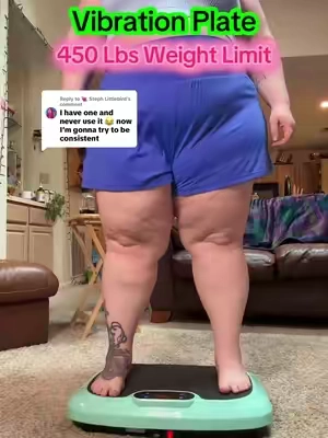 Replying to @💘 Steph Littlebird I use my vibration plate twice a day — 10 minutes in the morning and 10 minutes at night. It helps wake up my muscles, get my circulation going, and it’s low-impact enough to use daily. *This is my personal experience with the vibration plate. Not medical advice. 💜#vibrationplate #hotwave #hotwavevibrationplate #circulationboost #lowimpactexercise #lipedema #plussize #plussizefitness #tiktokmademebuyit 