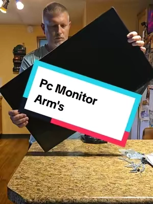 Dual Computer Monitor Arms extremely customizable built strong to last #monitorarm #pcbuild  #pcgamingsetup  #pcsetup #pcgaming 