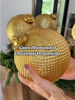 Once these giant illuminated ornaments are gone, they’re gone for good 🎄 Don’t miss your chance to shine! @QVC, Inc  #christmasdecor #christmaslights #holidaydecor  #TikTokShopCreatorPicks #tiktokshoplabordaysale