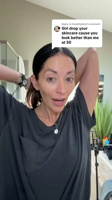 Replying to @thedailydemi  This duo is a non negotiable for my skin every night. At almost 50 I’m doing everything in my power to keep my skin looking as youthful as I can! 
