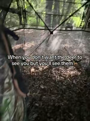 @tideweofficial Put out a stellar see through blind to make your next hunt successful! #tideweblinds #huntingblind #deerhunters #blinds #deerseason 