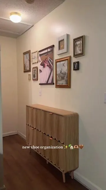 one home upgrade at a time🥰 #shoeorganizer #shoestorage #homedecor #homestorage #hallwaydecor #hallwayinspo 