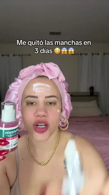 Quitó las manchas de mi rostro en solo 3 días. Sin palabras 😶  #drmelaxin #drmelaxinpeelshot #manchasenlapiel #cuidadodelapiel #skincare  