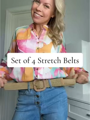 Style meets comfort with this set of 4 stretchy straw belts for women.  It's the perfect accessory to elevate any outfit. Designed with flexible stretch and chic woven detail, these belts fit a wide variety of pant sizes—making them the ultimate mix of fashion and function. 👖 #womensbelts ##StretchyBelts#StrawBelts #WomensFashionAccessories #BeltSet #AdjustableBelt #BohoStyle #EverydayOutfits #ChicAndComfy #WardrobeEssentials