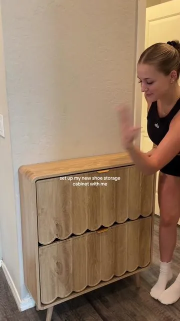 no more shoes piled up by the front door!!!! 👏🏼