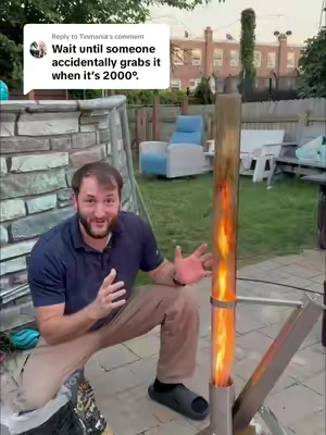 Replying to @Tinmania these wood pellet patio heaters are just as safe as any other fire pit #firepit #patioheater #woodpellet 