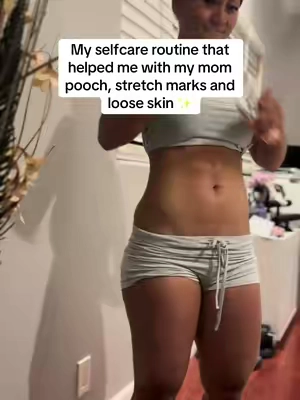 My night time mom selfcare routine that helped me so much with my loose skin and stretch marks. Pair this with a balanced first and daily workouts and you’ll see a difference 💯 be consistent! #firmingcream #looseskin #SelfCare #tiktokshoplabordaysale #tiktokshopcreatorpicks   