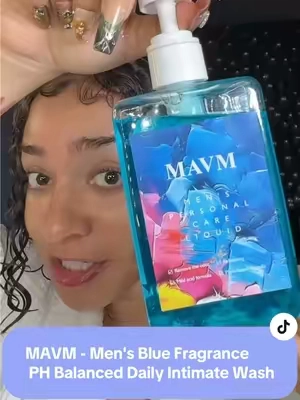 Once you try this, regular soap is done for #mensintimatewash #phbalance #mensbodywash @MAVM #tiktokshopcreatorpicks #tiktokshoplabordaysale  MAVM Men's Daily Intimate Wash with Blue Fragrance, pH Balanced Cleanser