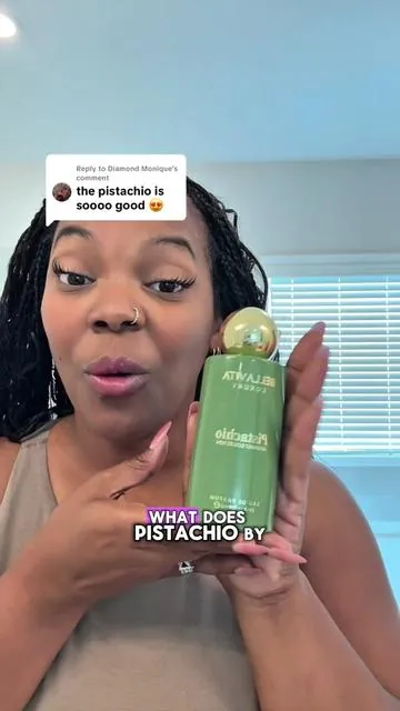 Replying to @Diamond Monique Yes! It really is, surprisingly to me lol I’ll put the scent notes here for the people in the back lol #bellavita #perfume #fragrancetok #pistachio #fragrancelab 