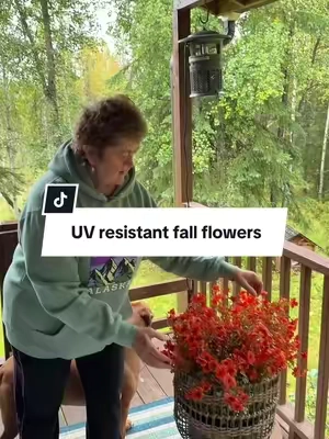 Deck out your fall porch with these outdoor UV fade resistant fall flowers for your porch decor! 12 flower picks included that pack down so small for storage! 