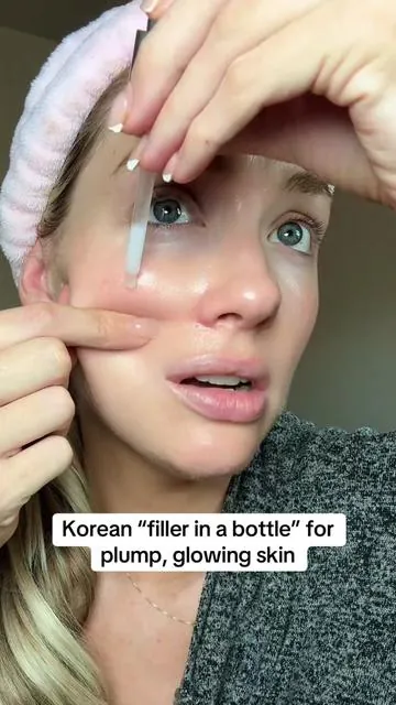✨ Nicknamed Korea’s “filler in a bottle,” this collagen booster serum is powered by Volufiline™ + collagen peptides to help skin look plumper, firmer, and more radiant. A K-beauty favorite for anti-aging routines + that glass-skin glow. ⚠️ Disclaimer: For cosmetic use only. Results vary. Not medical advice.  ##AntiAgingSkinCare##GlassSkin##KoreanSkinCare##biohacking#nobotox 