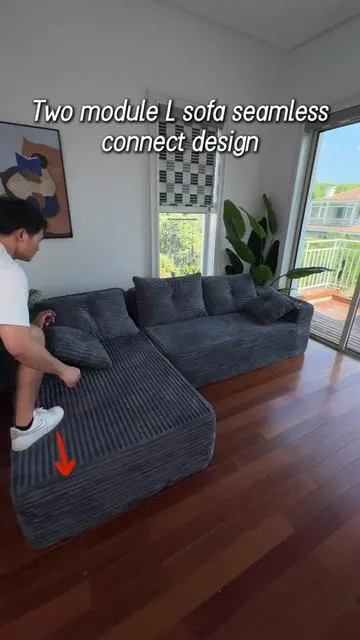 This is what supportive cloud feels like ☁️#getcozy #scetional #sofa #maxyoyo #tiktok 