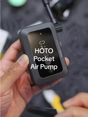 HOTO pocket air pump #futvollo #tiktokshoplabordaysale #biking #bike #pump 