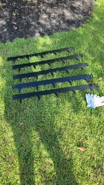 Rust resistant, steel landscaping edgers from @Vevor_US  #vevor #Landscaping #landscapeedging #Yardwork #TikTokShopCreatorPicks  