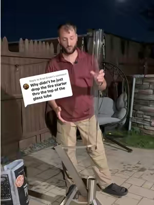 Replying to @Brad Green there are many ways you can light your wood pellet patio heater and in this video I show you my favorite way to light it. #patioheater #woodpellet #patioseason #patio 