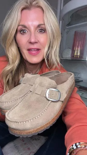 HURRY and grab your now!  @QVC, Inc  #Birkenstocks #Buckley #QVC #FallShoes #Womensshoes #FashionOver50 #tiktokshopcreatorpicks #launchpadleaderboard 