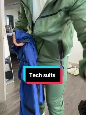 5’8 160 size M #tracksuit #techsuit #sweatsuit #workoutset #zipup