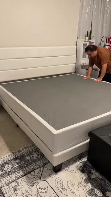 #tiktokshopcreatorpicks #fypシ゚viral🖤tiktokshop #foryourpage  #Edenza Box Spring 9 Inch box spring, Heavy Duty Mattress BoxSpring Foundation, Sturdy Queen Box Springs for Bed with Fabric Cover#tiktokshop 