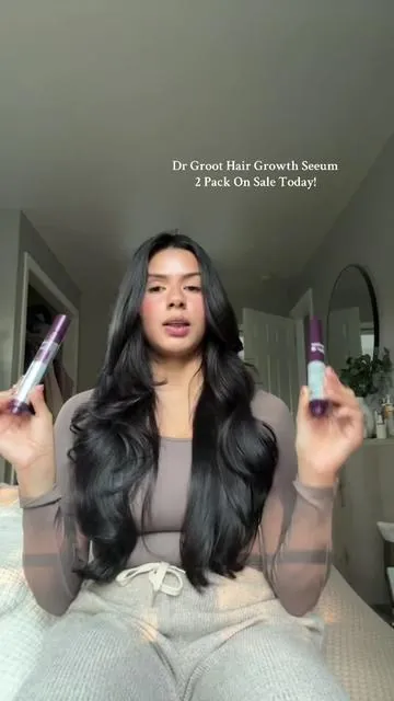Dr Groot Hair Thickening Roll On Serum 2 pack on sale! #drgroot #koreanhaircare #scalptreatment #hairgrowth #tiktokshopcreatorpicks 